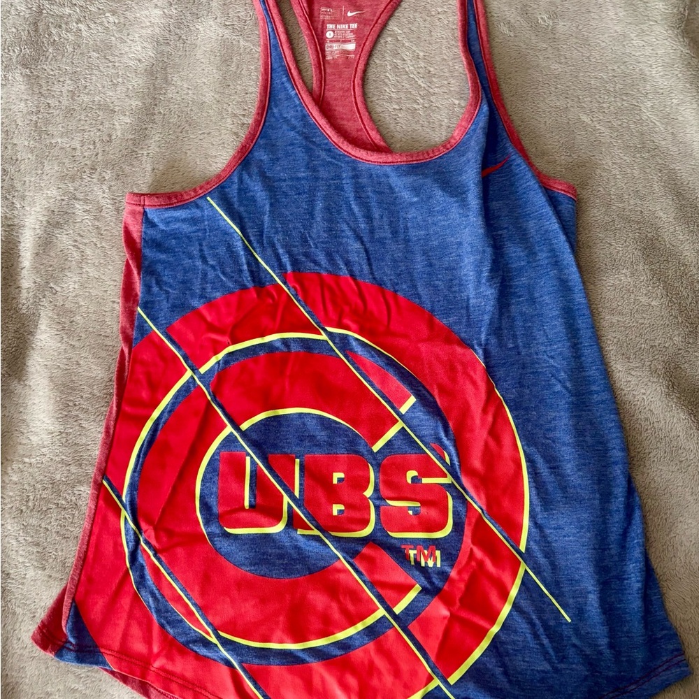 Chicago Cubs Nike Small Dri-FIT Tank Top